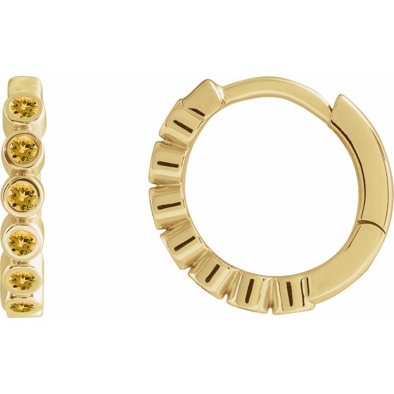 Hinged Hoop Earrings No. 8