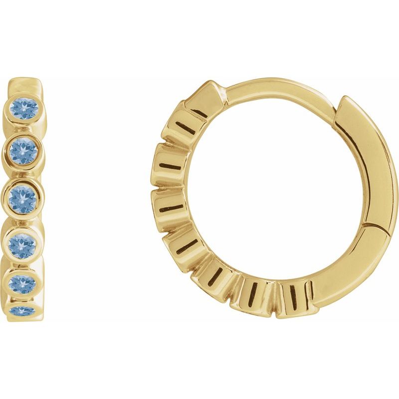 Hinged Hoop Earrings No. 8