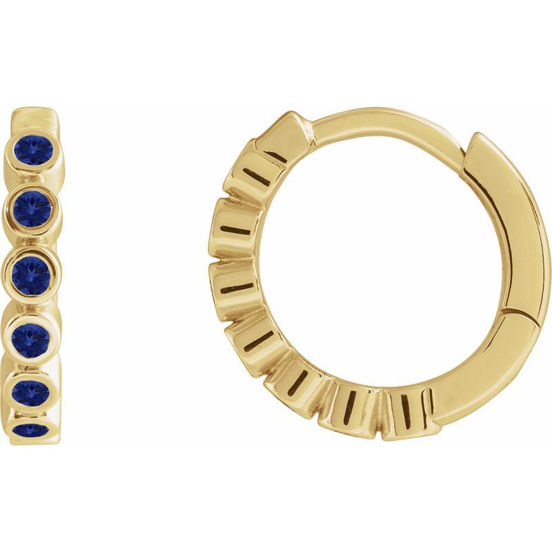 Hinged Hoop Earrings No. 8