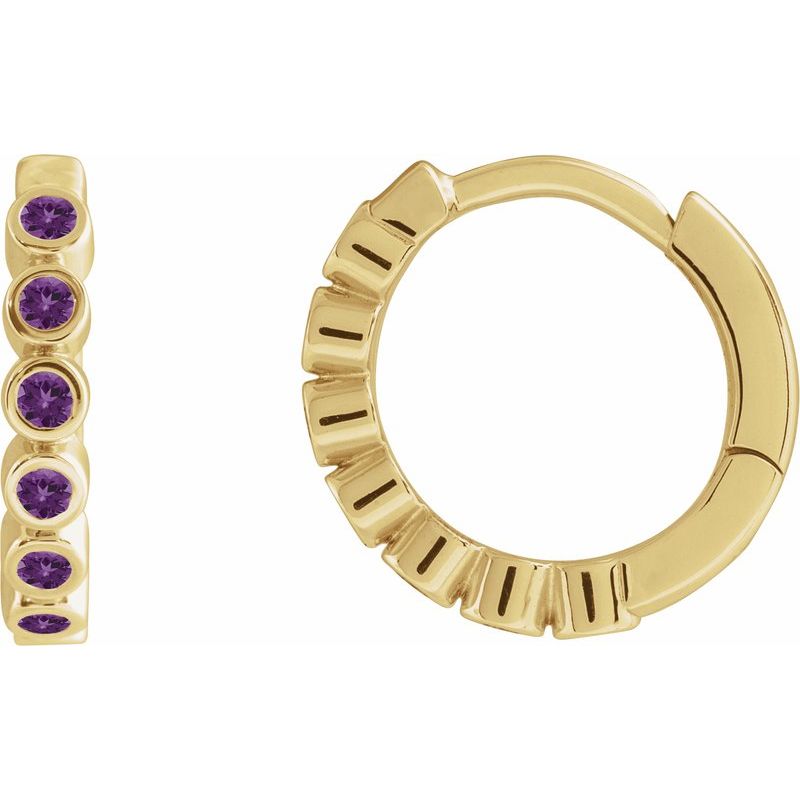 Hinged Hoop Earrings No. 8