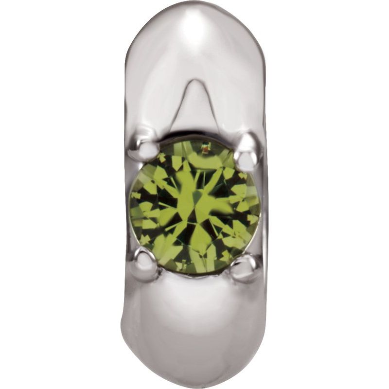 Birth of a Child Imitation Birthstone Spacer Charm/Pendant