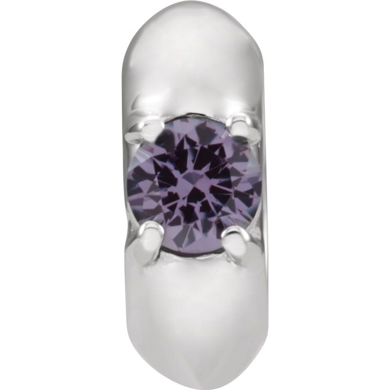 Birth of a Child Imitation Birthstone Spacer Charm/Pendant