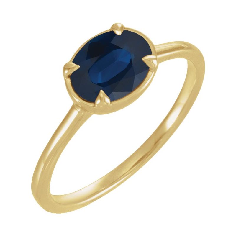 Claw-Prong Bezel-Style Solitaire Ring