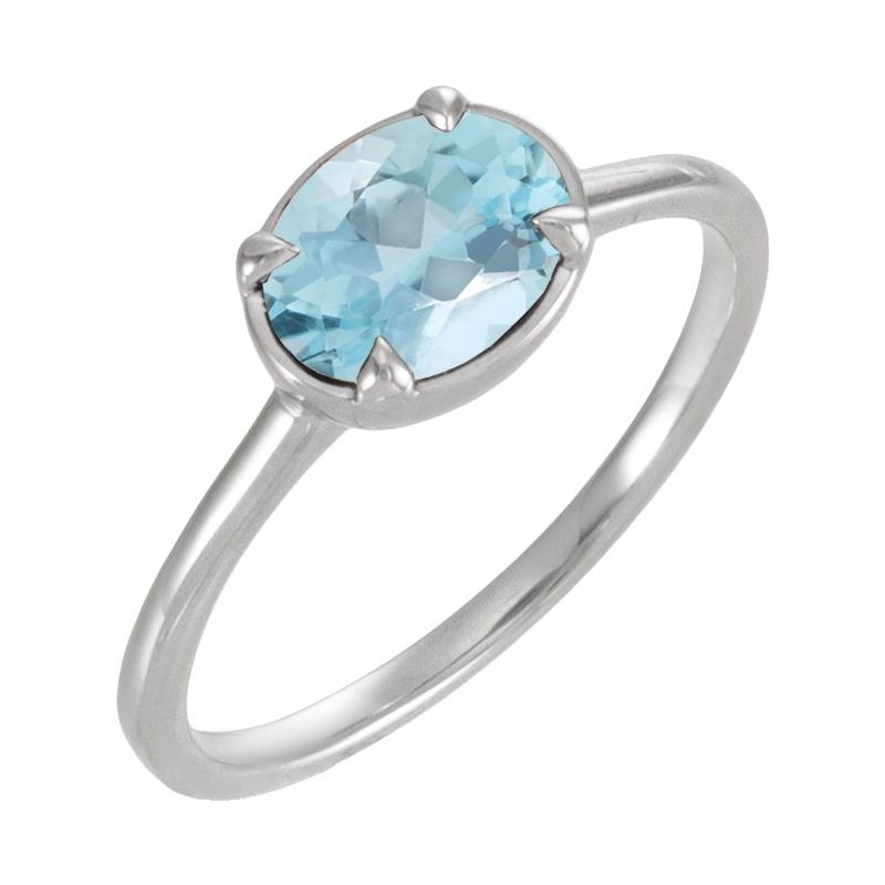 Claw-Prong Bezel-Style Solitaire Ring