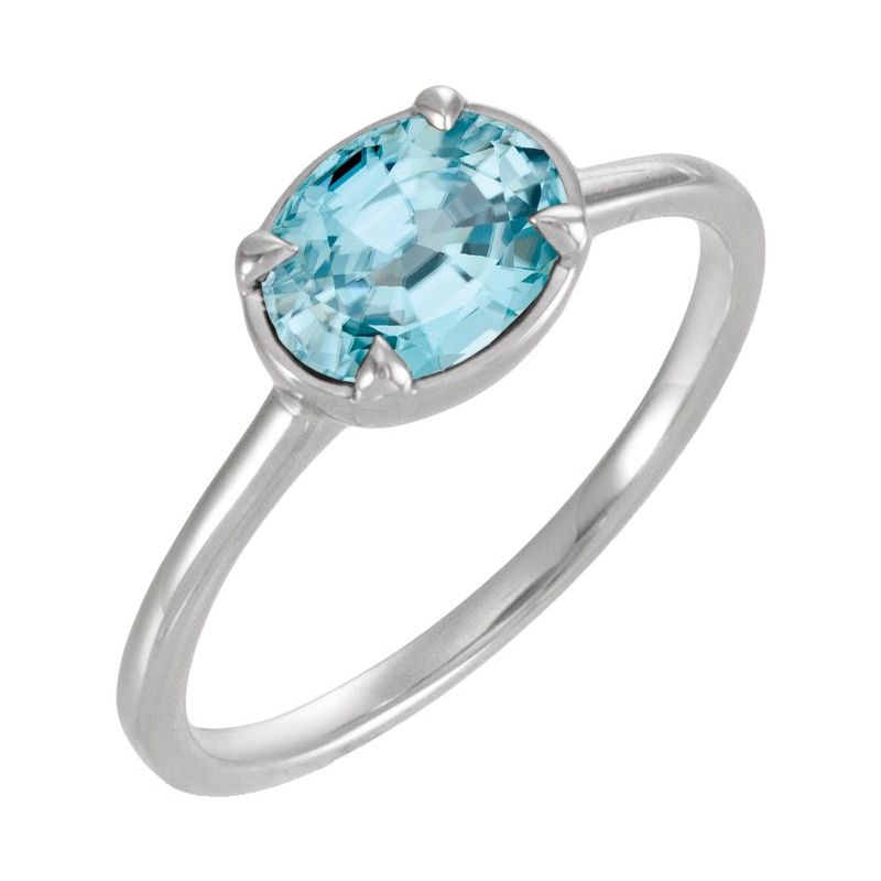 Claw-Prong Bezel-Style Solitaire Ring