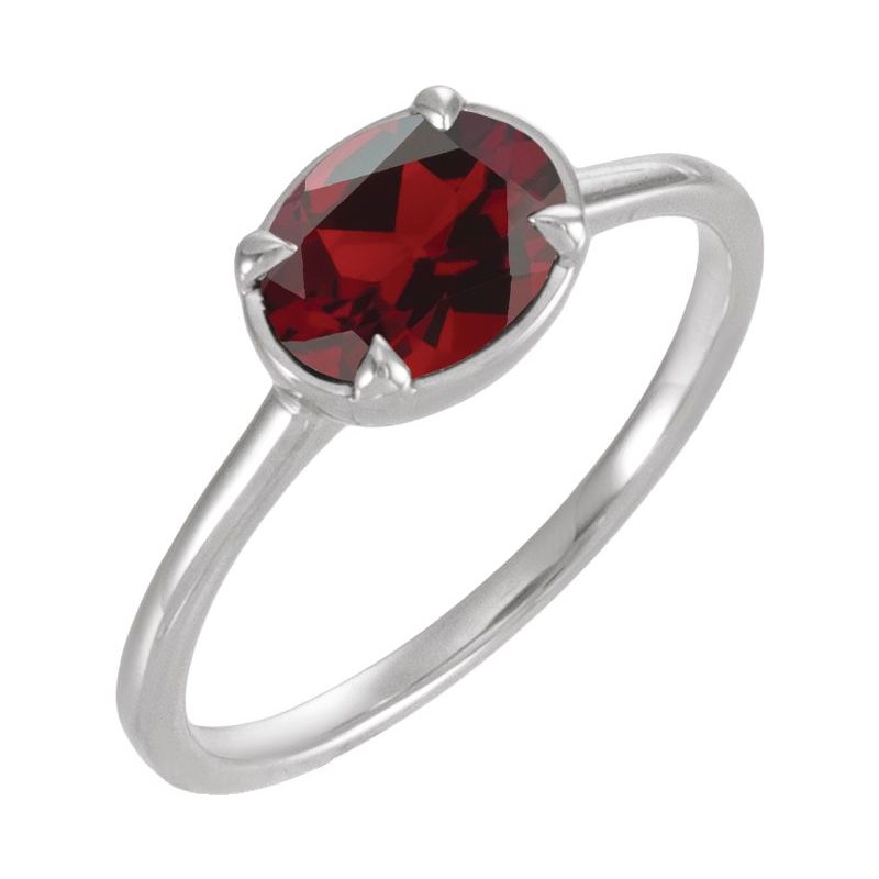 Claw-Prong Bezel-Style Solitaire Ring