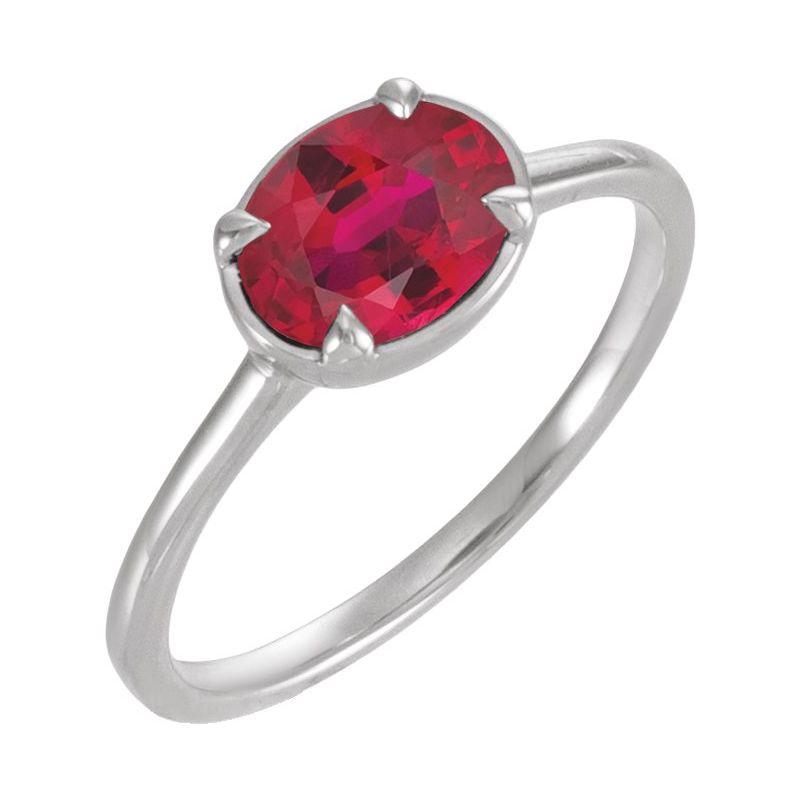 Claw-Prong Bezel-Style Solitaire Ring