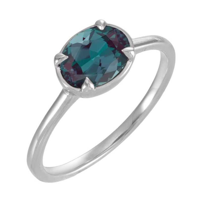 Claw-Prong Bezel-Style Solitaire Ring