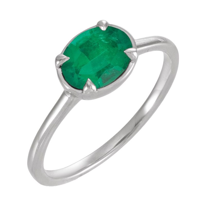 Claw-Prong Bezel-Style Solitaire Ring