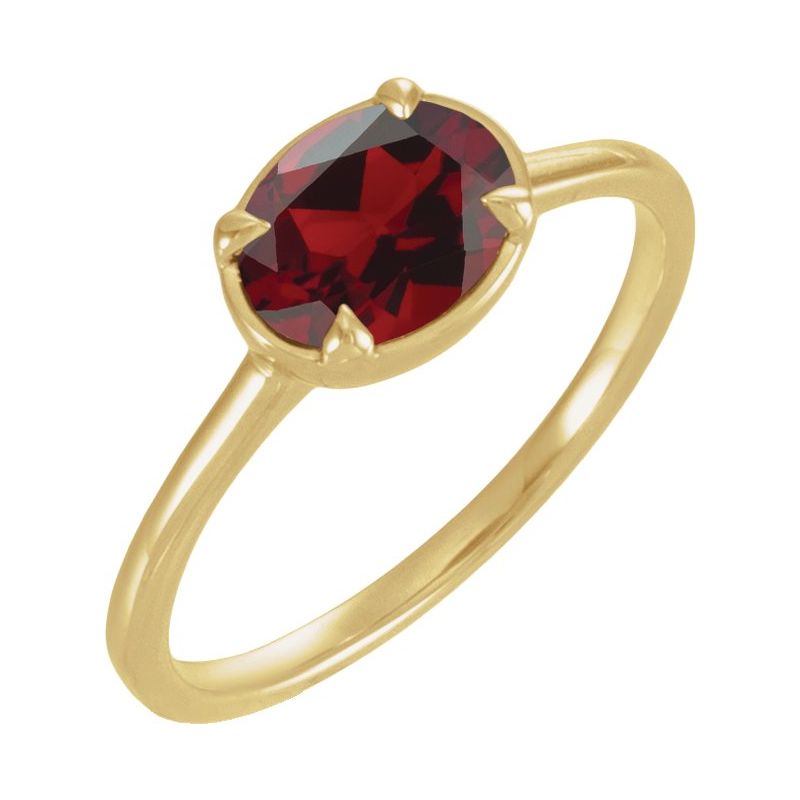 Claw-Prong Bezel-Style Solitaire Ring