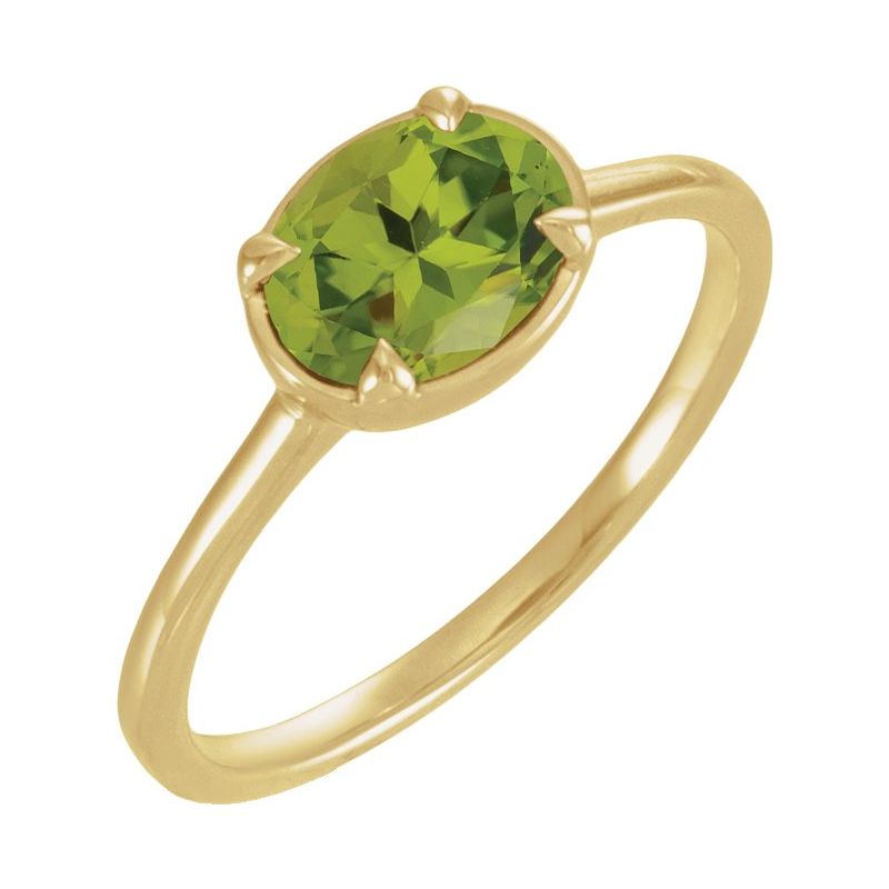 Claw-Prong Bezel-Style Solitaire Ring