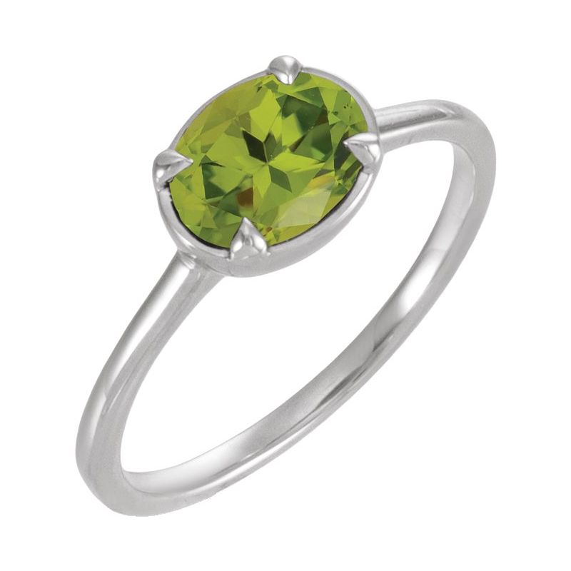 Claw-Prong Bezel-Style Solitaire Ring