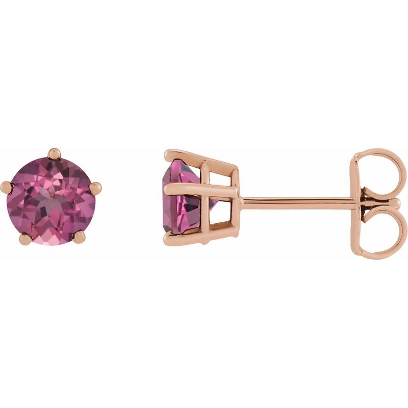 Solitaire Stud Earrings