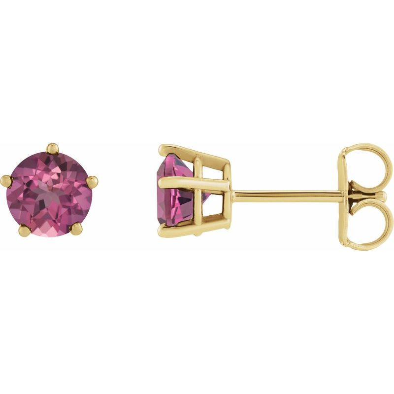 Solitaire Stud Earrings