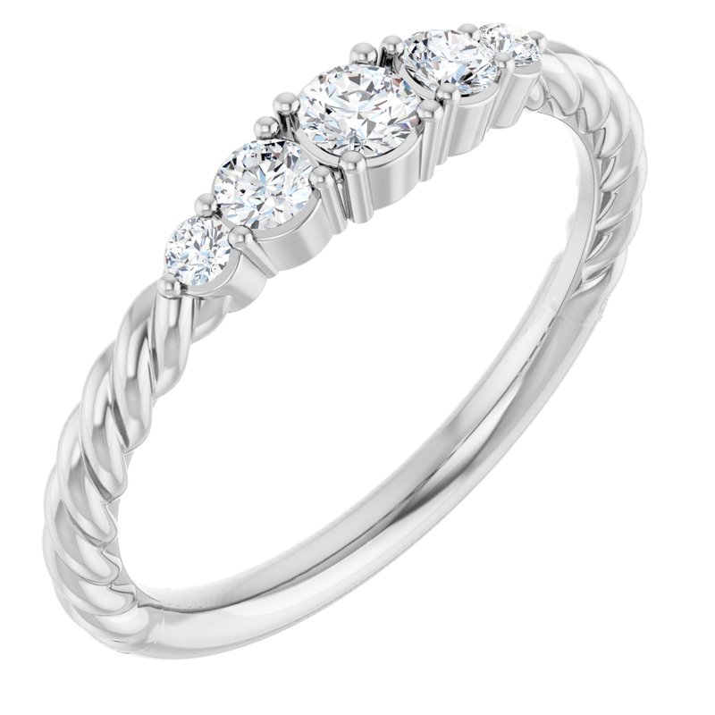 1/6 ctw Diamond Stackable Family Ring
