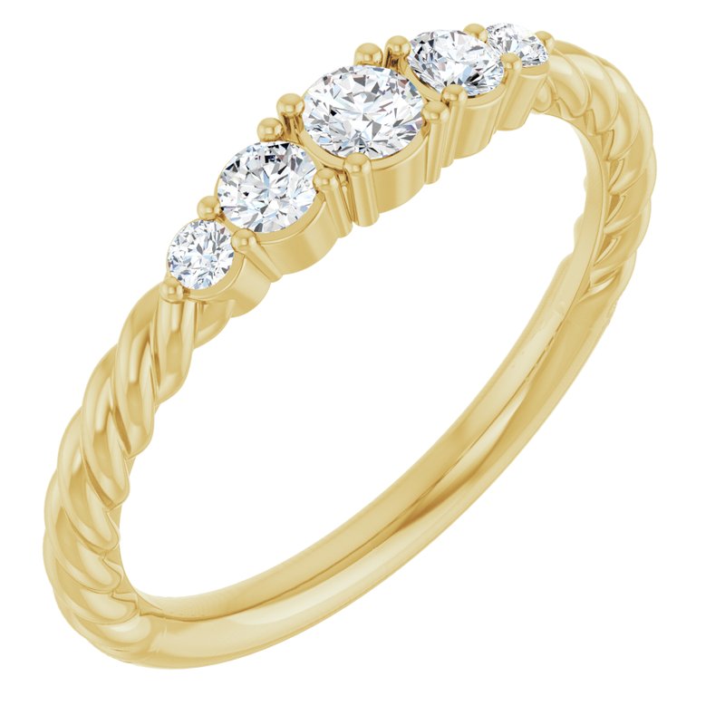 1/6 ctw Diamond Stackable Family Ring