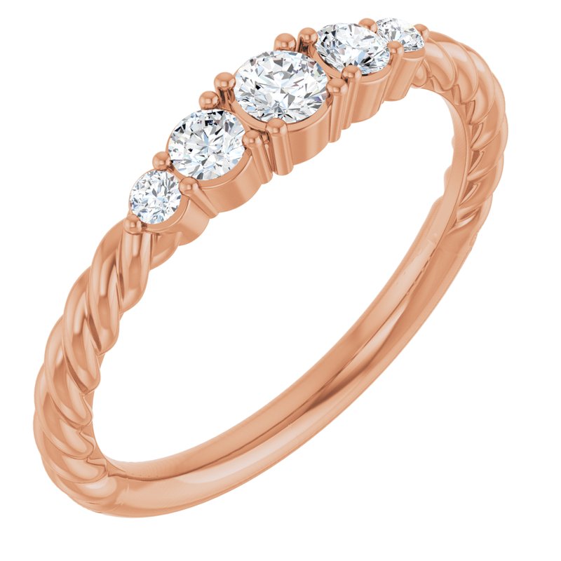 1/6 ctw Diamond Stackable Family Ring