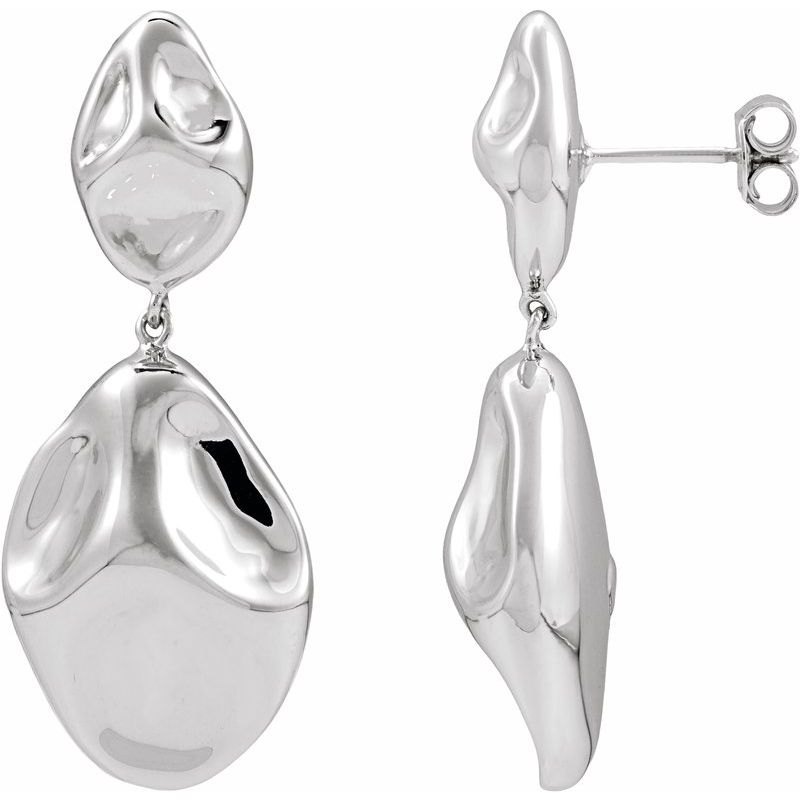 Electroform Drop Earrings