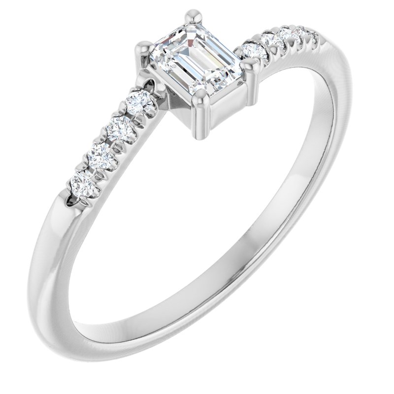 Accented Bypass Ring