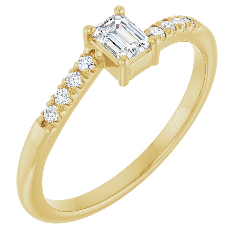 Accented Bypass Ring
