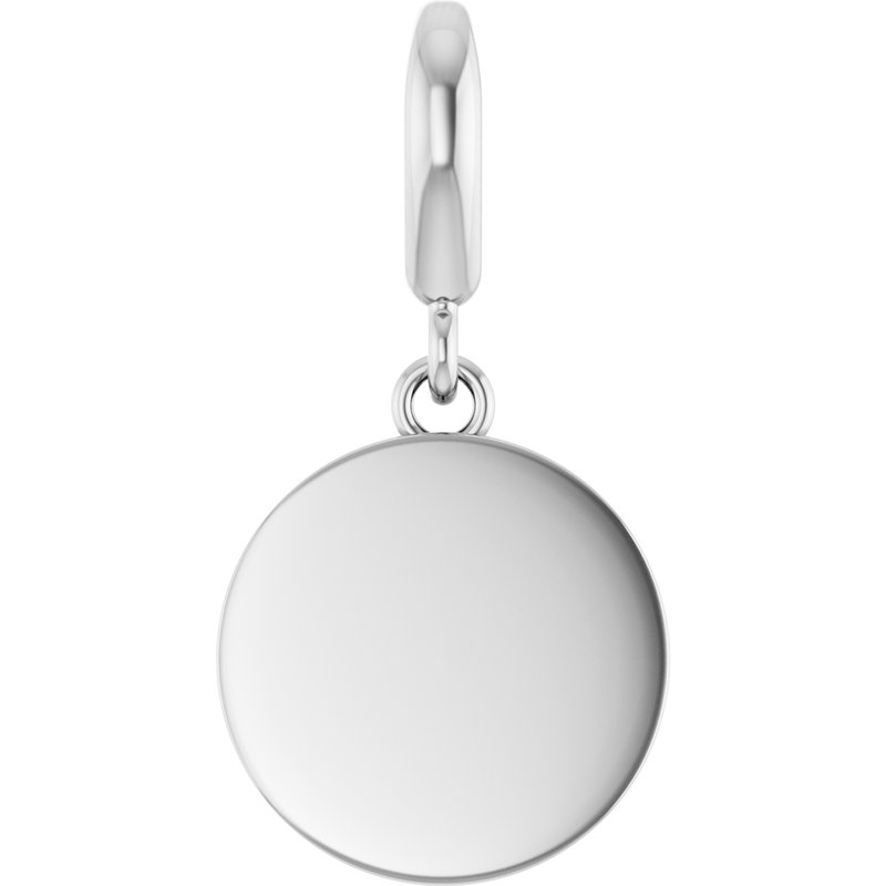 Engravable Disc Charm/Pendant No. 2