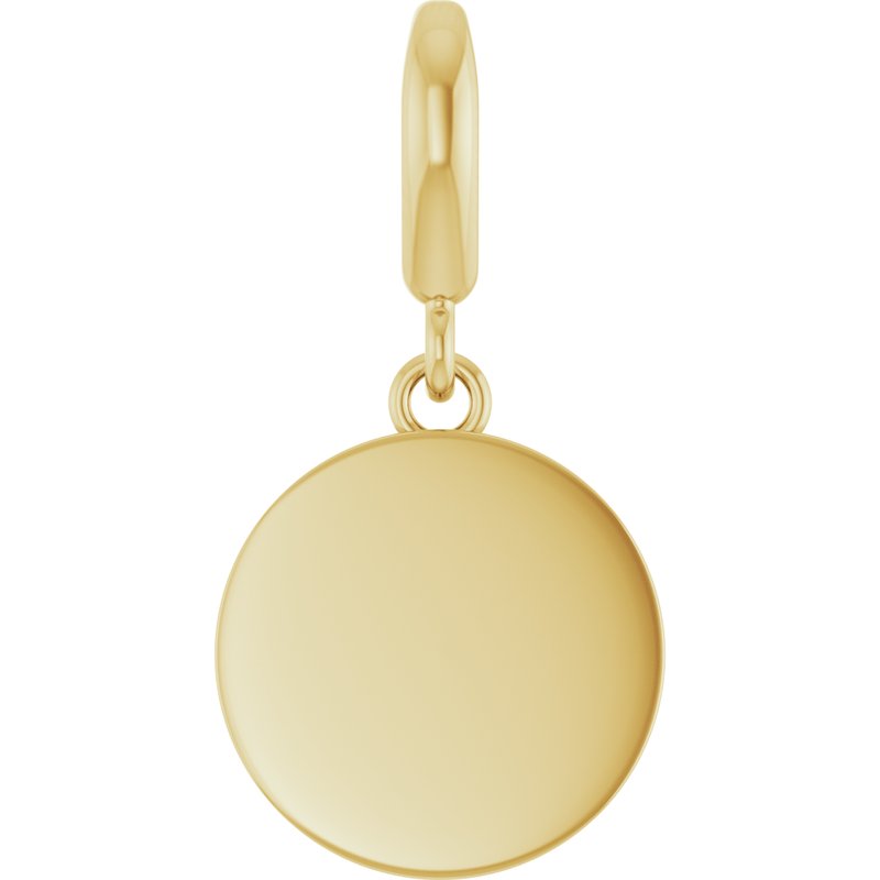 Engravable Disc Charm/Pendant No. 2