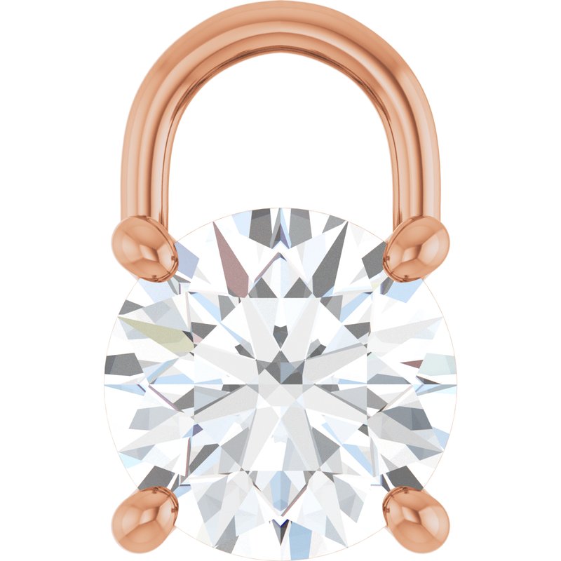 2 ct Lab-Grown Diamond Solitaire Pendant