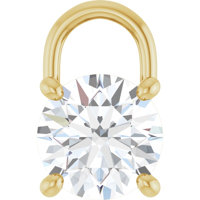 2 ct Lab-Grown Diamond Solitaire Pendant