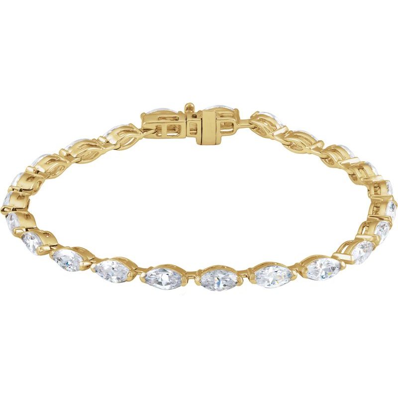 5 3/4 ctw Diamond Line 7" Bracelet