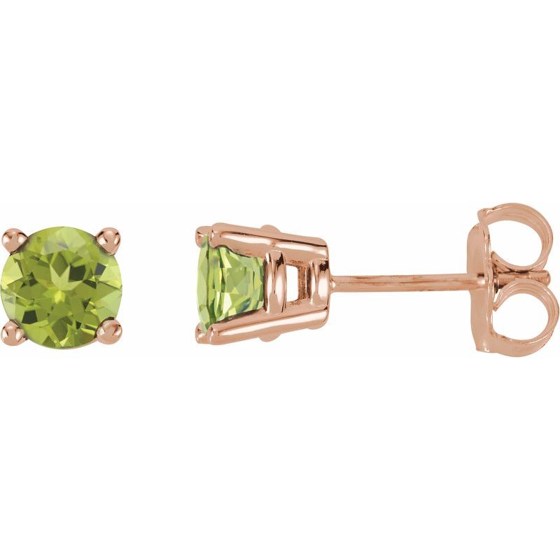 Round 4-Prong Stud Earrings No. 2