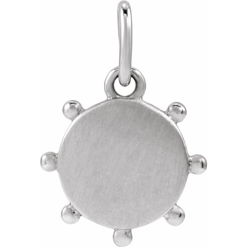 Engravable Beaded Pendant