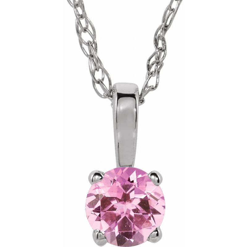Youth Birthstone Necklace or Pendant