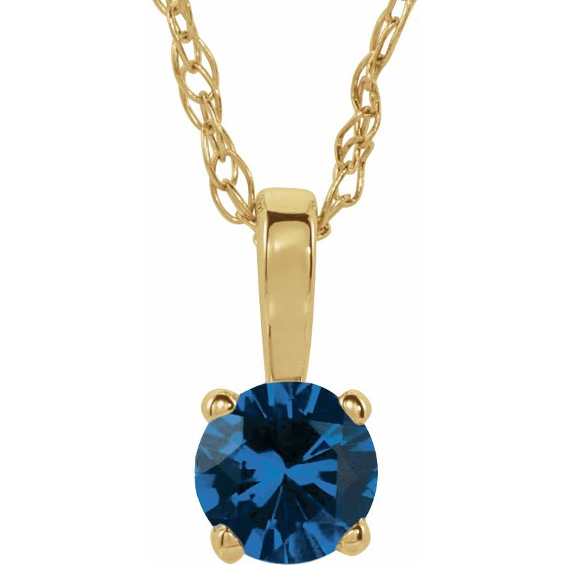 Youth Birthstone Necklace or Pendant