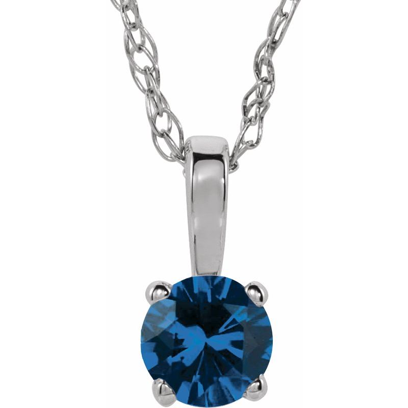Youth Birthstone Necklace or Pendant