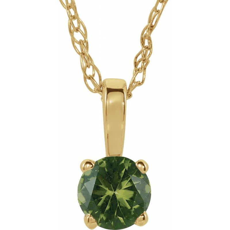 Youth Birthstone Necklace or Pendant