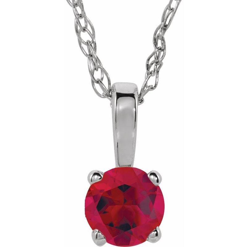 Youth Birthstone Necklace or Pendant