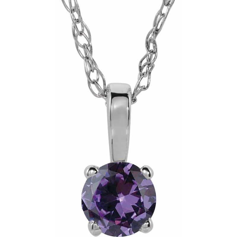 Youth Birthstone Necklace or Pendant