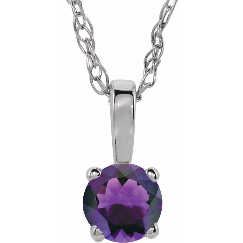 Youth Birthstone Necklace or Pendant