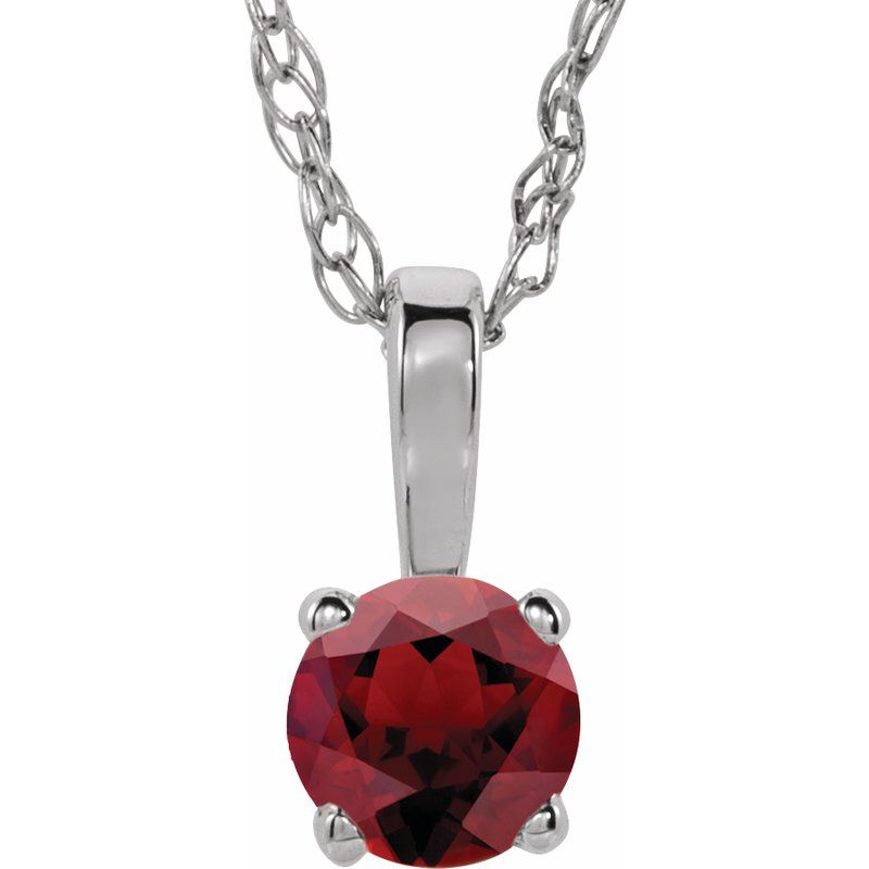 Youth Birthstone Necklace or Pendant