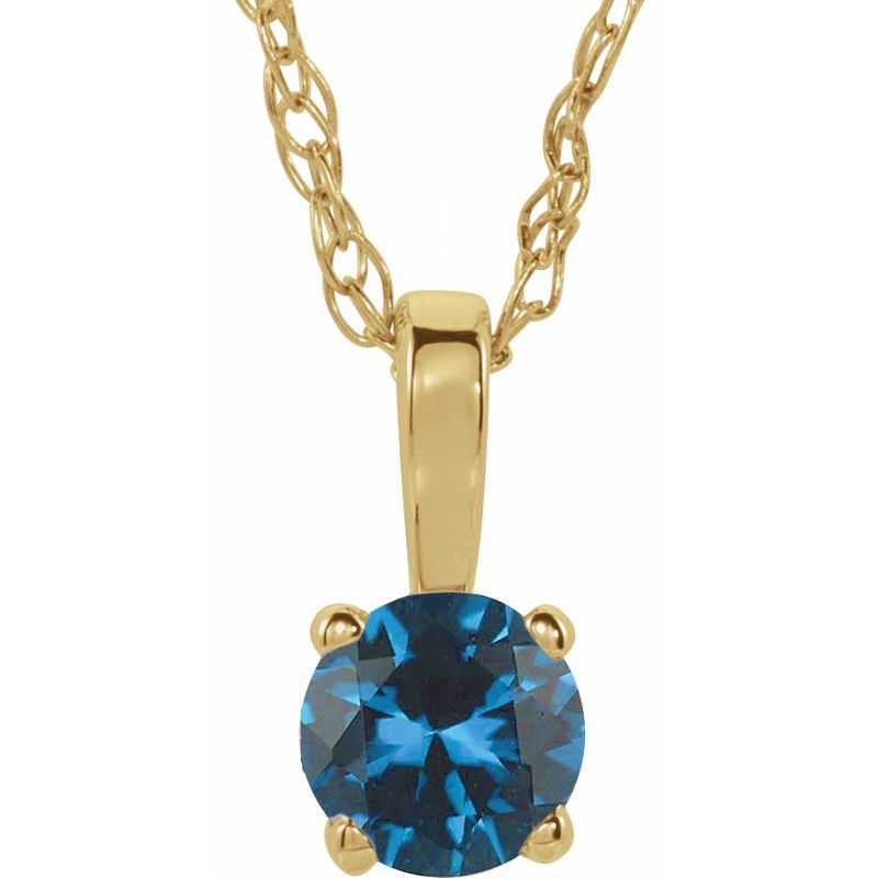 Youth Birthstone Necklace or Pendant