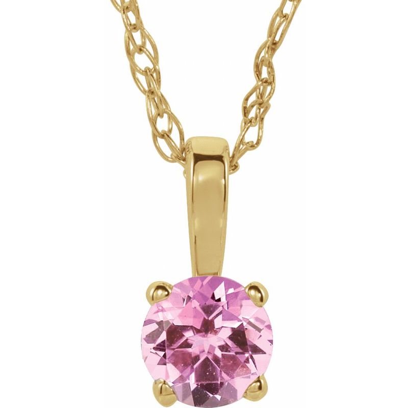 Youth Birthstone Necklace or Pendant