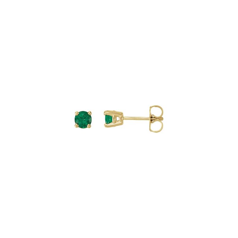 Round 4-Prong Stud Earrings No. 2