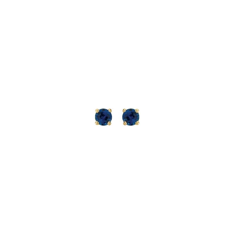 Round 4-Prong Stud Earrings No. 2