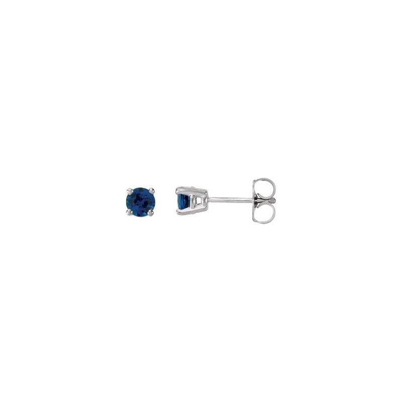 Round 4-Prong Stud Earrings No. 2