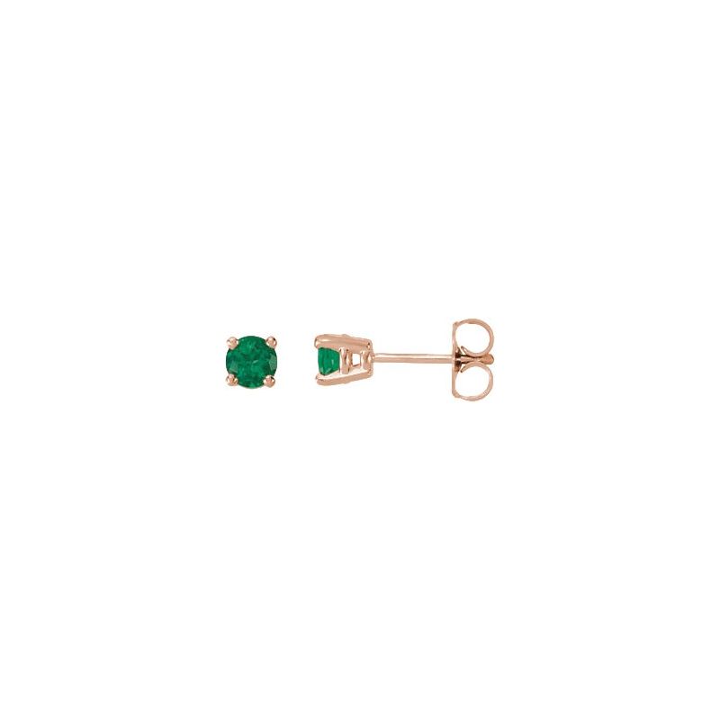 Round 4-Prong Stud Earrings No. 2