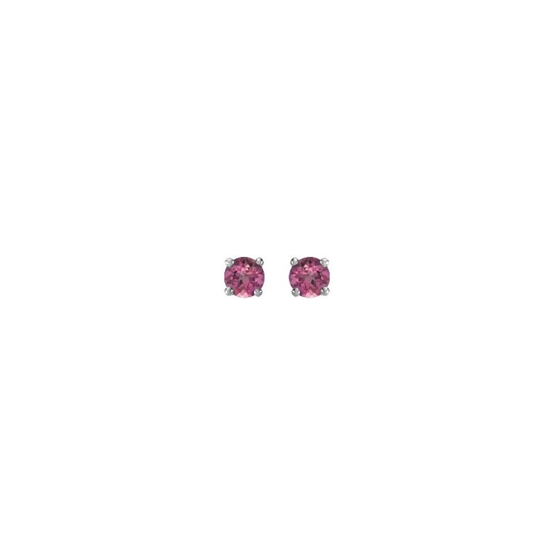 Round 4-Prong Stud Earrings No. 2