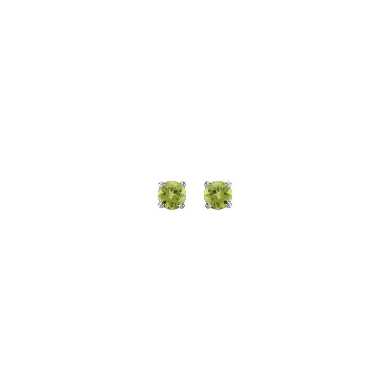 Round 4-Prong Stud Earrings No. 2