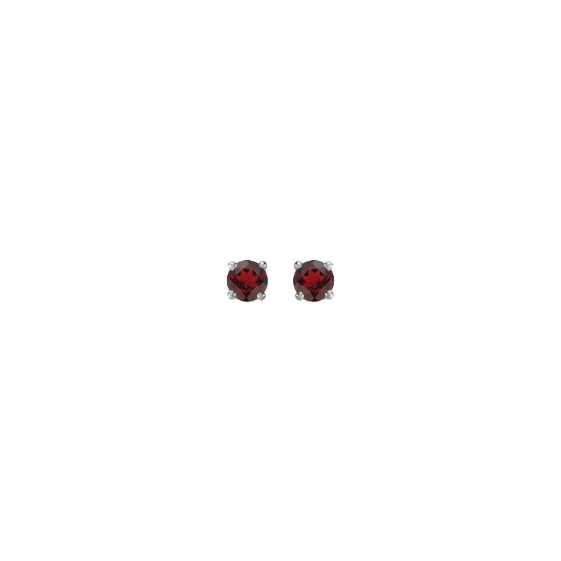 Round 4-Prong Stud Earrings No. 2