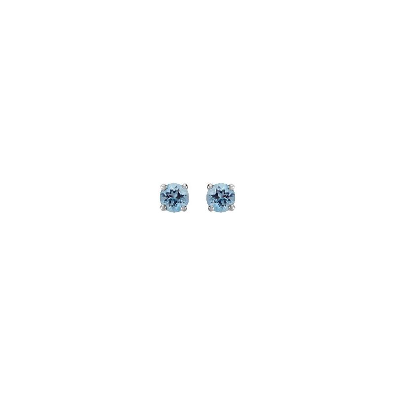 Round 4-Prong Stud Earrings No. 2