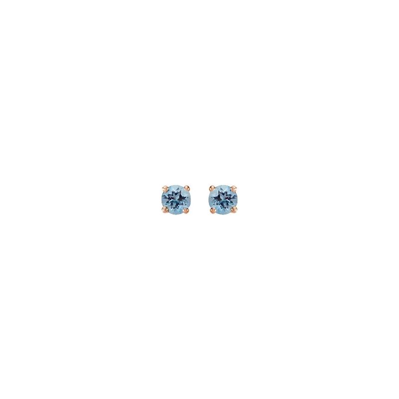 Round 4-Prong Stud Earrings No. 2